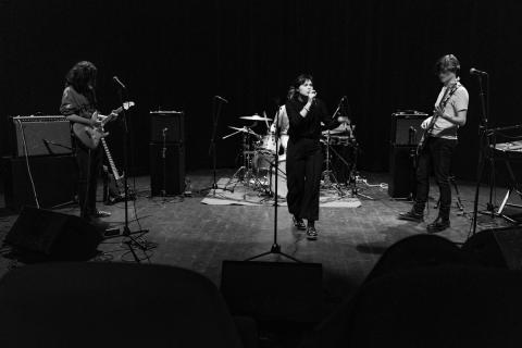 Photos prises lors de la résidence d’Egone Line au Tambour, Université Rennes 2