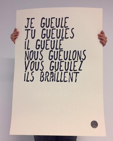 Sérigraphie par The Blind