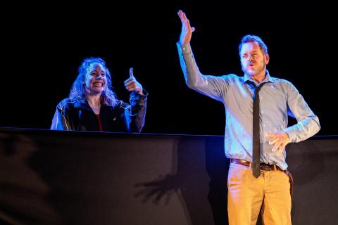 Deux artistes de la compagnie