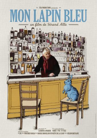 Affiche du film Mon lapin bleu de Gérard Alle