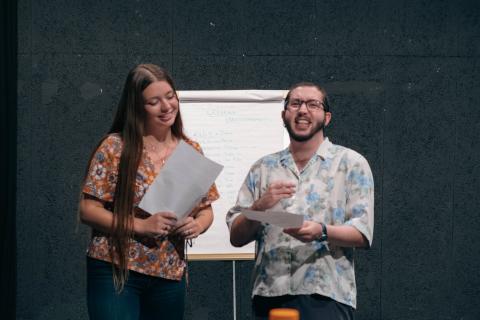 Photos atelier podcast avec Clément Pascaud