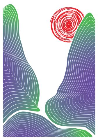 visuel de saison semestre 2. Création graphique : Benoît Gaudin