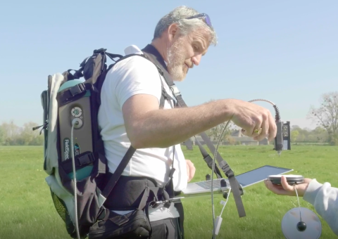 Thomas Houet acquiert des données in situ