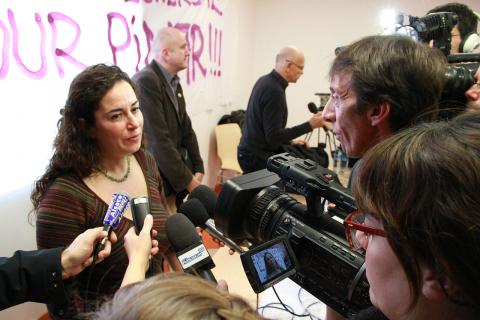 Pinar Selek conférence de presse 04 Strasbourg 25 janvier 2013