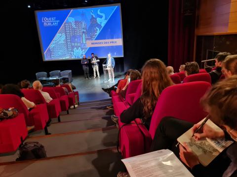 Cérémonie de remise des prix littéraires lors de la 1ère édition en 2022