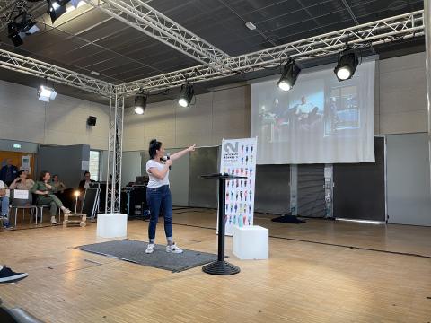 présentation au format "pitch"