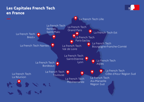 Labellisation des capitales French Tech de 2023 à 2025