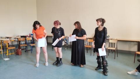 atelier lors de l'université d'été