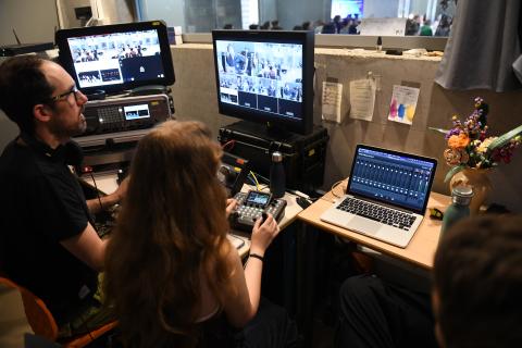 Régie lors de la journée de la recherche 2026