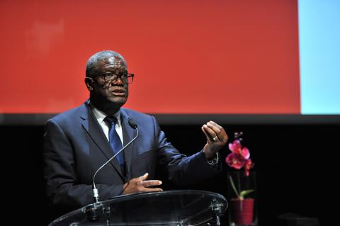 Cérémonie doctorat honoris causa Denis Mukwege