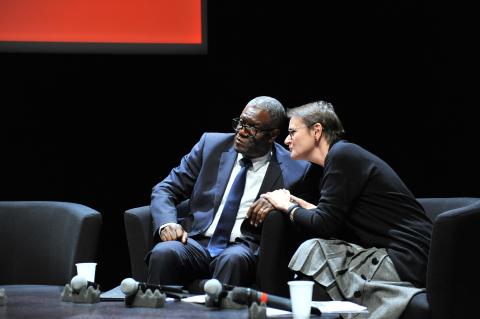 Cérémonie doctorat honoris causa Denis Mukwege