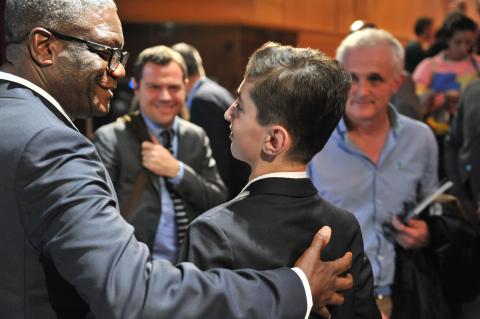Cérémonie doctorat honoris causa Denis Mukwege